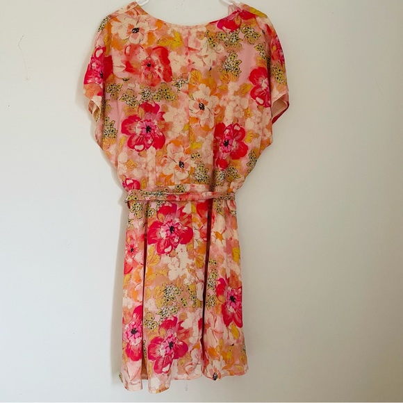 FREE PEOPLE Freddy Tie Waist Mini Dress in Fruit Punch Combo Size XL - Picture 9 of 16